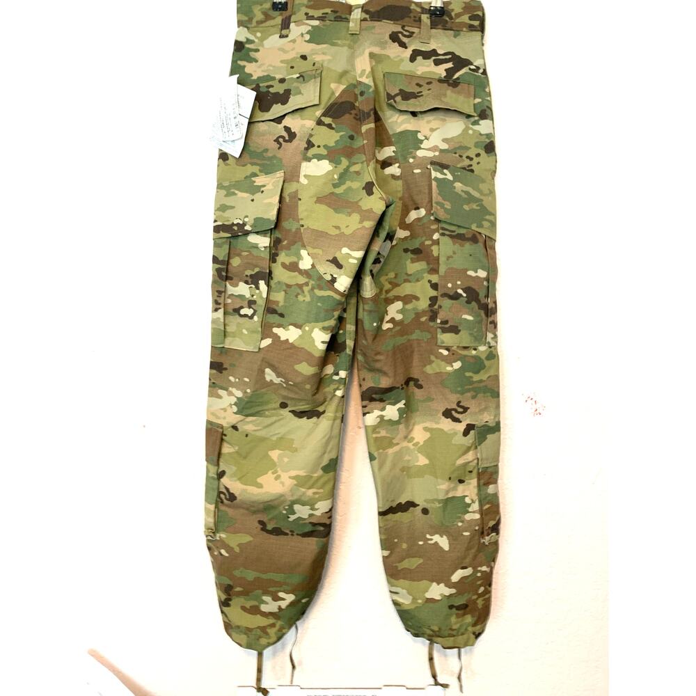 CAMO TROUSERS COMBAT INSECT SHIELD GREEN UNISEX SIZE SMALL/SHORT 27-31X26-29" - Picture 3 of 5